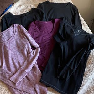Long sleeve tops x4
